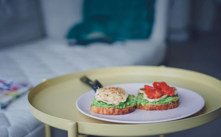 frokost under corona på hjemmekontoret