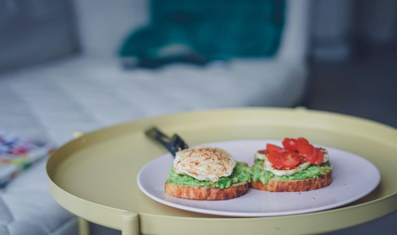 frokost på hjemmekontor under corona nedlukning