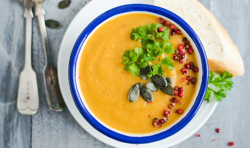 græskarsuppe til efteråret