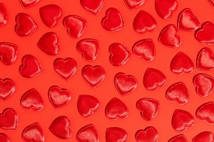 valentinsdag hjerter - frokostordninger