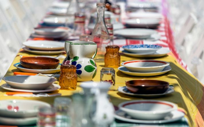 Borddækning til hyggelig frokost