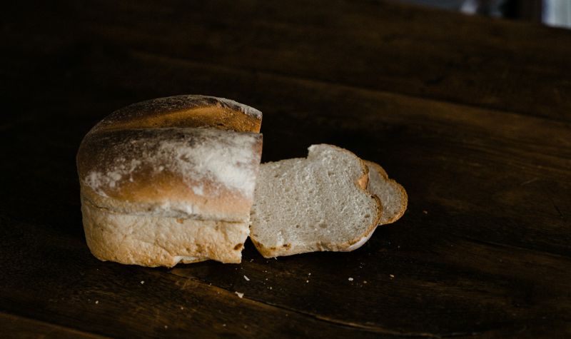 franskbrød-billede franskbrød skåret i skiver